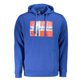 Norway 1963 Blue Cotton Men Sweater - XXL - Hoodies
