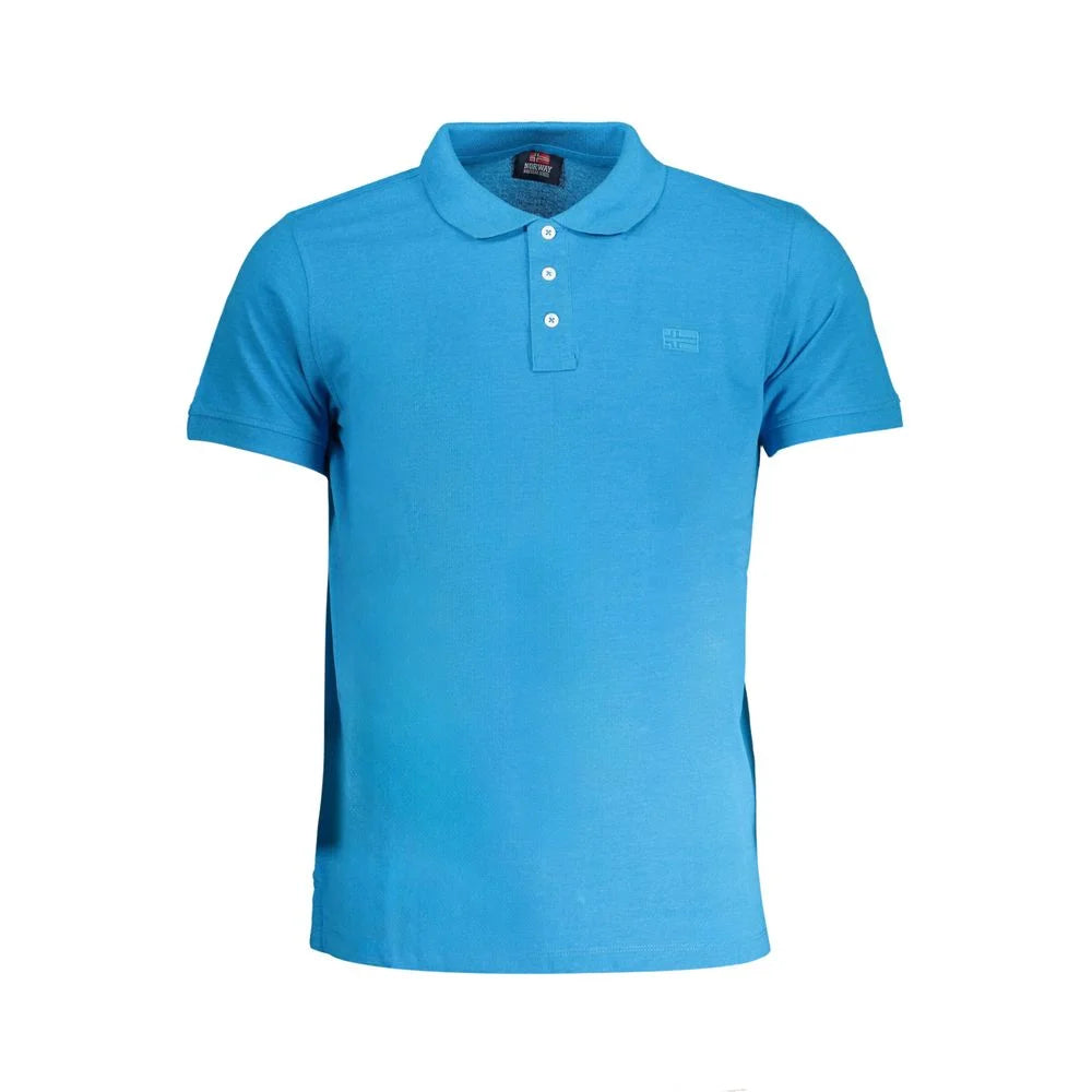 Norway 1963 Blue Cotton Polo Shirt - Polos
