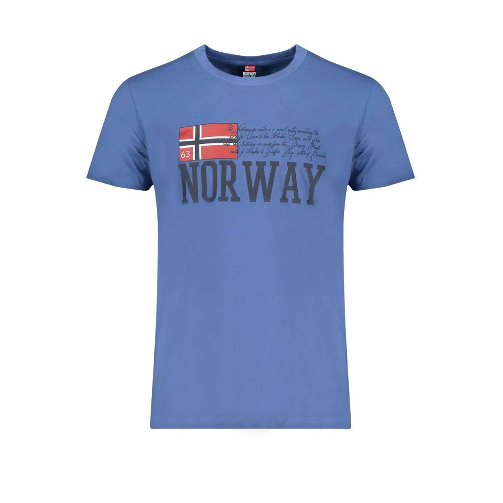 Norway 1963 Blue Cotton T-Shirt - T-Shirts