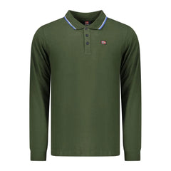 Norway 1963 Green Cotton Men Polo Shirt