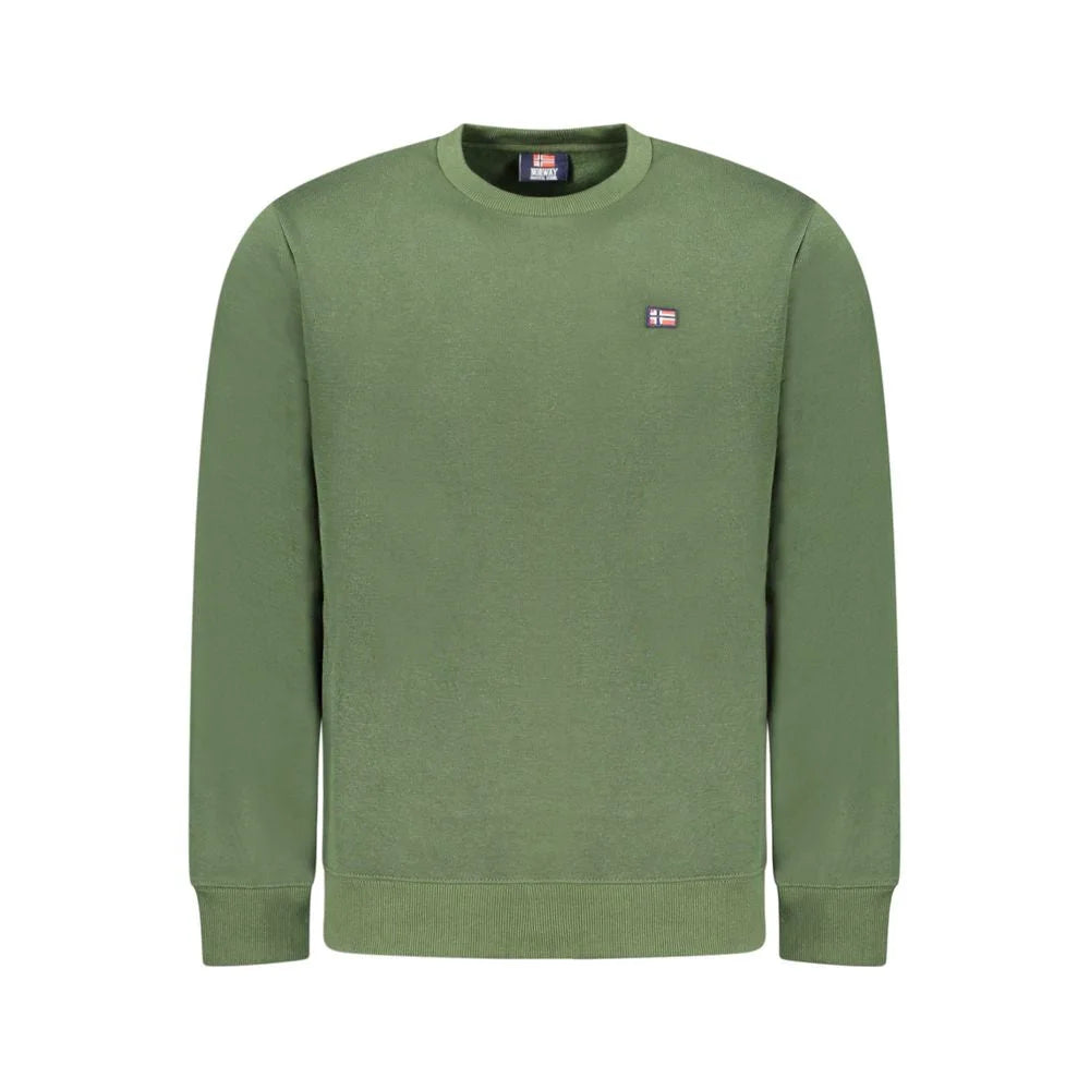 Norway 1963 Green Cotton Men Sweater