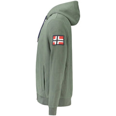 Norway 1963 Green Polyester Men’s Sweatshirt with Hood - Hoodies