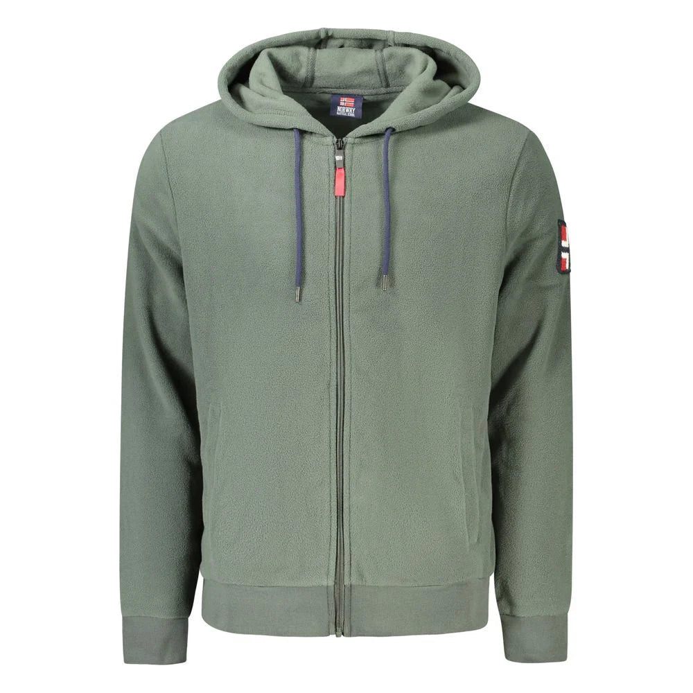 Norway 1963 Green Polyester Men’s Sweatshirt with Hood - Hoodies