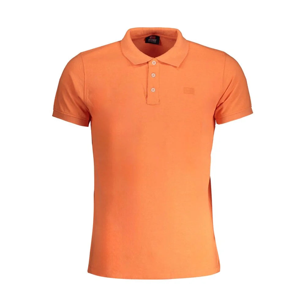 Norway 1963 Orange Cotton Polo Shirt - Polos