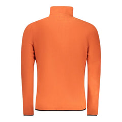 Norway 1963 Orange Polyester Men Sweater