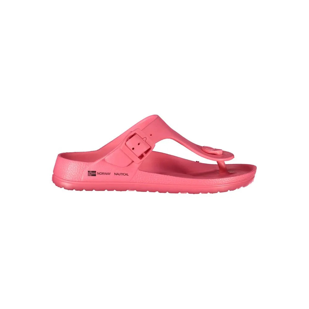 Norway 1963 Pink Plastic Women Sandal - Sandals