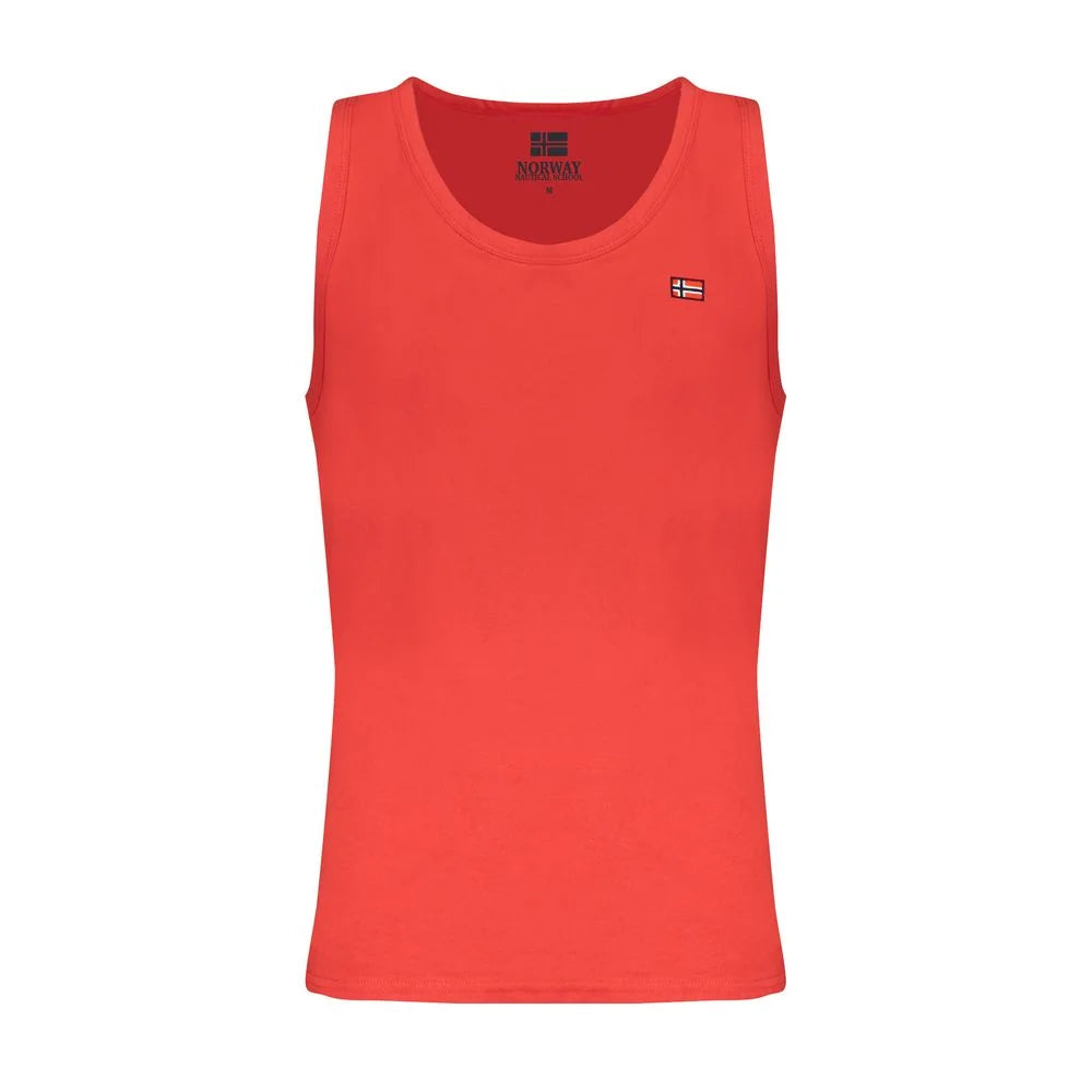 Norway 1963 Red Cotton Men Tank Top - Tank Tops