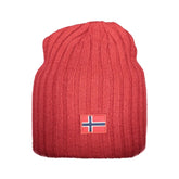 Norway 1963 Red Polyester Men Cap - UNI - Beanies