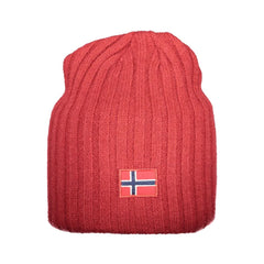Norway 1963 Red Polyester Men Cap - UNI - Beanies