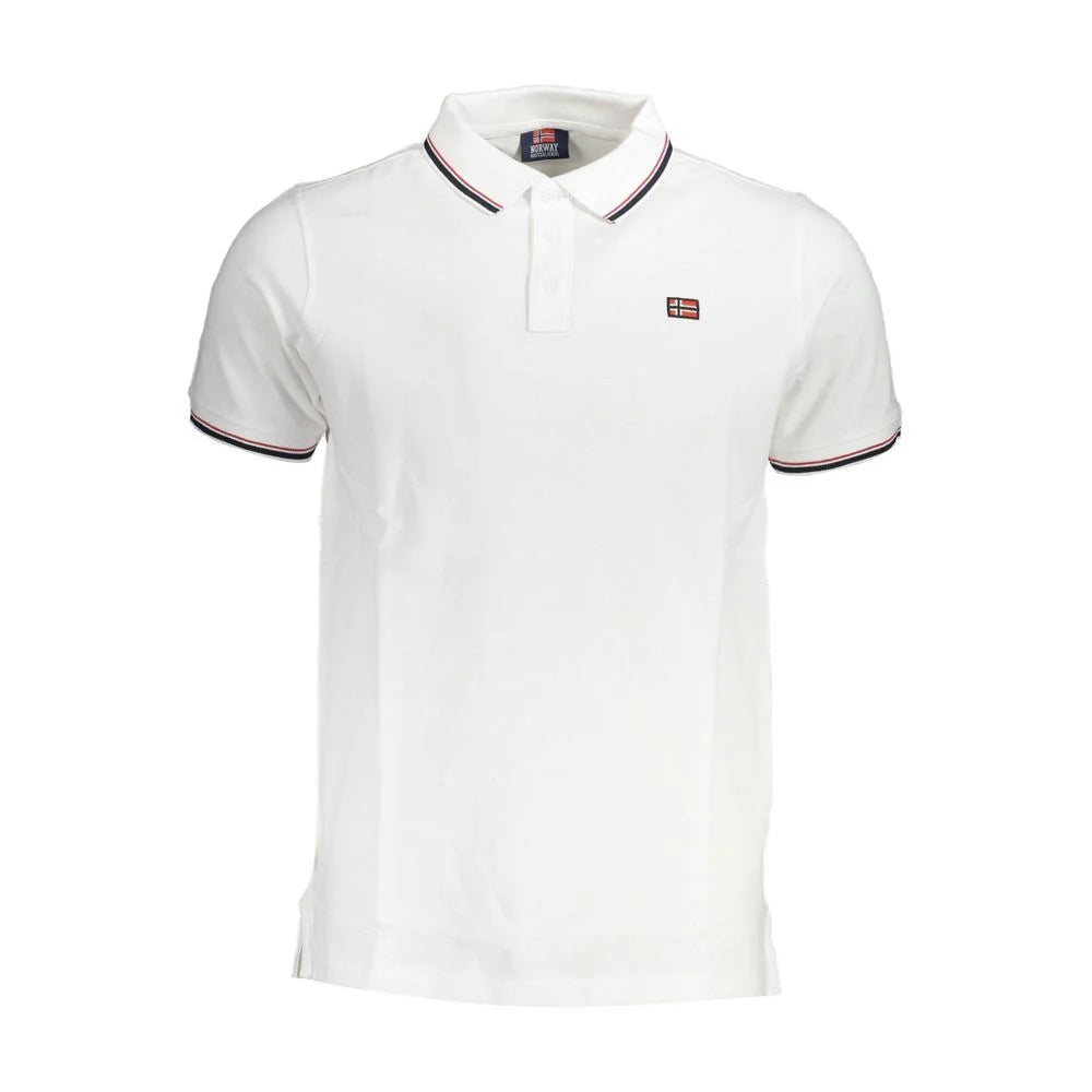 Norway 1963 White Cotton Men Polo Shirt - XXL - Polos