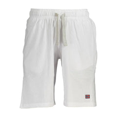 Norway 1963 White Cotton Pant - Bermudas