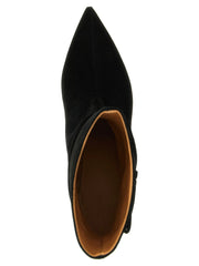 ODISSI Black Calfskin Ankle Boots