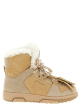 Off-White Beige Calfskin Ankle Boots - EU40/US10