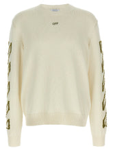Off-White Beige Cotton Cardigan
