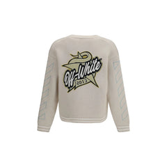 Off-White Beige Cotton Cardigan