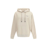 Off-White Beige Cotton Sweatshirt