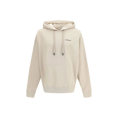 Off-White Beige Cotton Sweatshirt