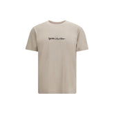 Off-White Beige Cotton T-Shirt - T-Shirts