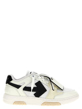 Off-White Bicolor Bovine Leather Athletic Sneakers - EU 40 | US 7