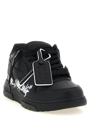 Off-White Bicolor Calfskin Low Top Sneakers