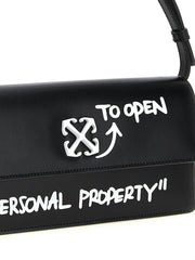 Off-White Bicolor Calfskin Shoulder Bag
