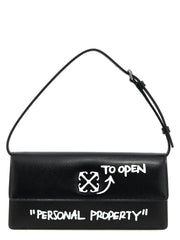 Off-White Bicolor Calfskin Shoulder Bag