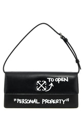 Off-White Bicolor Calfskin Shoulder Bag
