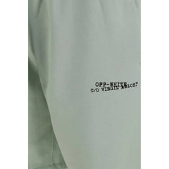 Off-White Bicolor Cotton Shorts