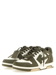 Off-White Bicolor Cowhide Athletic Sneakers