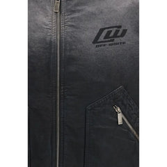 Off-White fekete pamacsos bomber