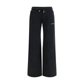 Off-White Black Cotton Casual Pants