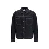 Off-White Black Cotton Denim Jacket - M