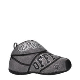 Off-White Black Cotton Sneakers