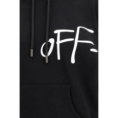Off-White Black Cotton Sweatshirt