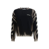 Off-White Black Cotton Sweatshirt