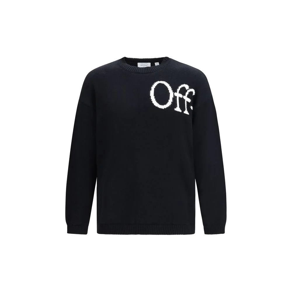Off-White Black Cotton Sweatshirt