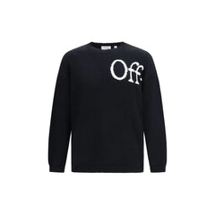 Off-White Black Cotton Sweatshirt