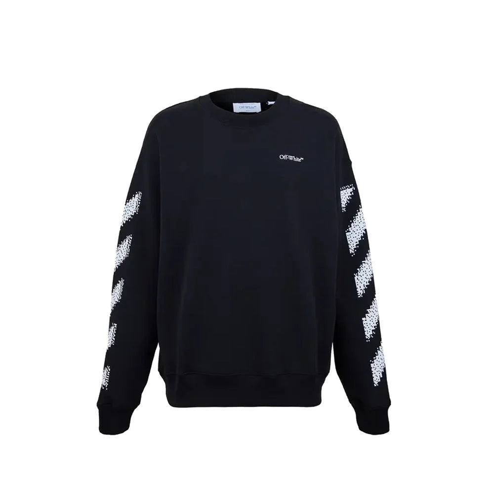 Off-White Black Cotton Sweatshirt