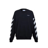 Off-White Black Cotton Sweatshirt