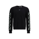 Off-White Black Cotton Sweatshirt