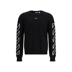 Off-White Black Cotton Sweatshirt