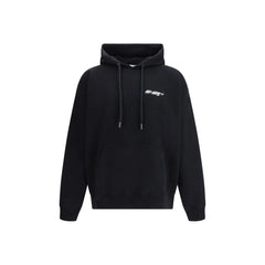 Off-White Black Cotton Sweatshirt