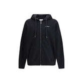 Off-White Black Cotton Sweatshirt - M