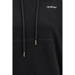 Off-White Black Cotton Sweatshirt - M