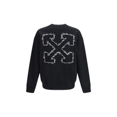 Off-White Svart Bomull Sweatshirt - Sweatshirts