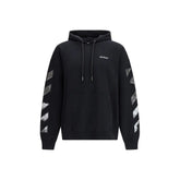 Off-White Black Cotton Sweatshirt - Sweatshirts