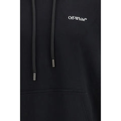 Off-White Black Cotton Sweatshirt - Sweatshirts