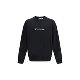 Off-White Black Cotton Sweatshirt - Sweatshirts