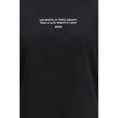 Off-White Black Cotton T-Shirt