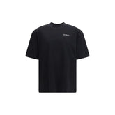 Off-White Black Cotton T-Shirt - L